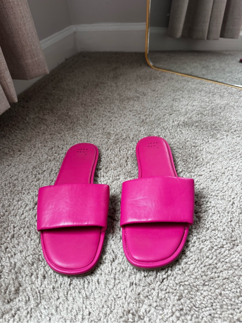 Target Hot Pink Slide Mules